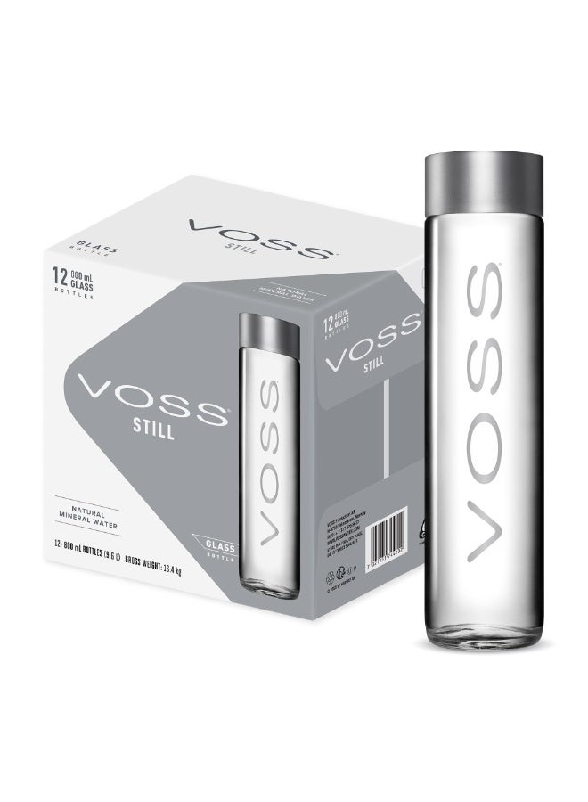 فوس زجاجة ماء فوس ستيل 800 مل × 12 قطعة - Image 2